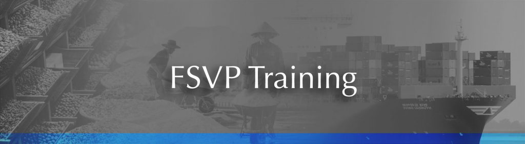 unpa training fsvp foreign supplier verification program course fsvp larisa pavlick fspca comprehensive curriculum